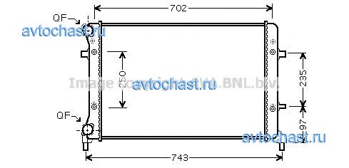 VW2205 AVA QUALITY COOLING 