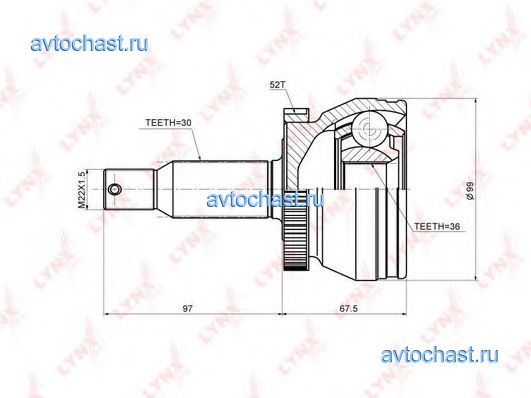 CO3695A LYNXauto ФОТО
