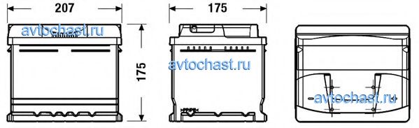 рисунок EB442 EB442 EXIDE ФОТО