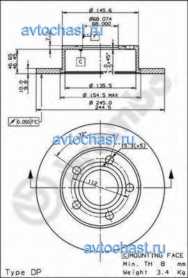 08908310 BREMBO 