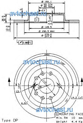 08951110 BREMBO 