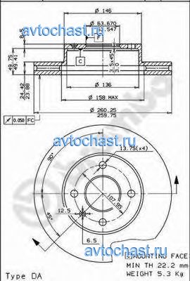 09513410 BREMBO 