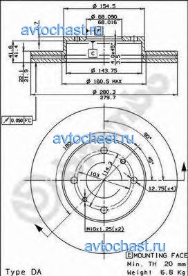 09525420 BREMBO 