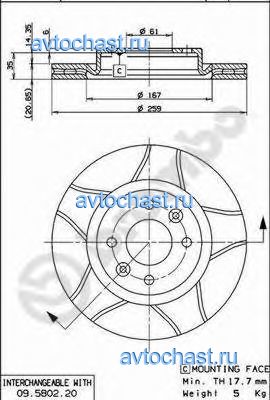 09580276 BREMBO 