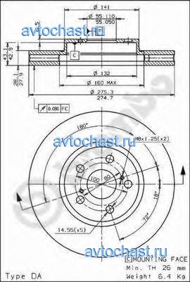 09670810 BREMBO 