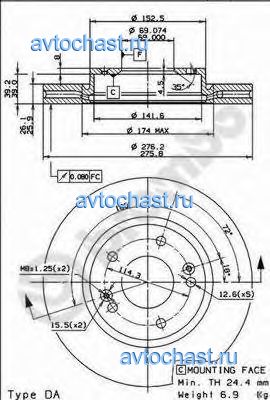 09907910 BREMBO ����