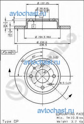 08521110 BREMBO 