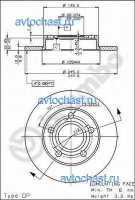 08521320 BREMBO 