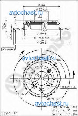 08913910 BREMBO 