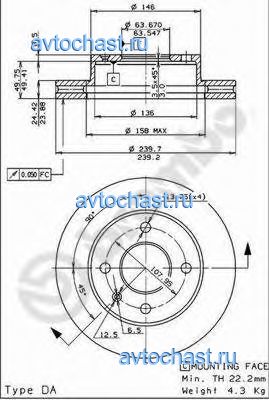 09491434 BREMBO 