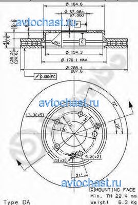 09841110 BREMBO 