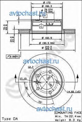 09917311 BREMBO 