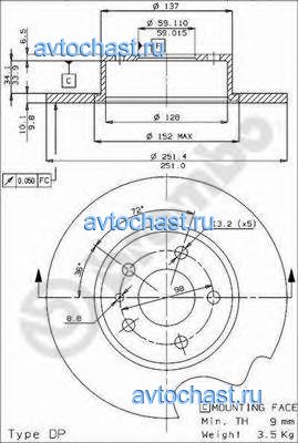 08312621 BREMBO 