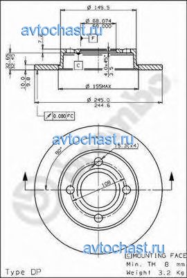 08521310 BREMBO 