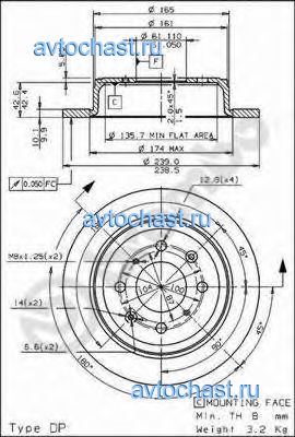 08710414 BREMBO 