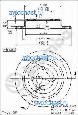 08916311 BREMBO 