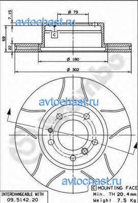 09514276 BREMBO ФОТО