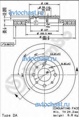 09518030 BREMBO 