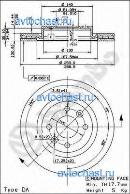 09580221 BREMBO 