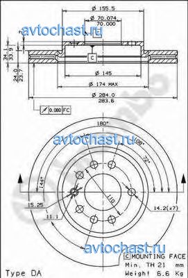 09580710 BREMBO 