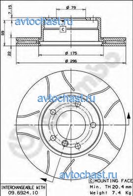 09692475 BREMBO 