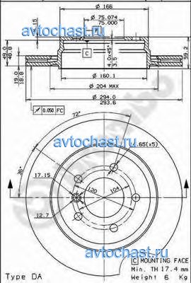 09772011 BREMBO ФОТО