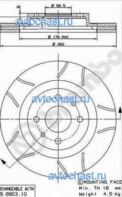 09890375 BREMBO 