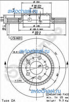 09913011 BREMBO 