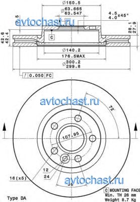 09A42710 BREMBO 