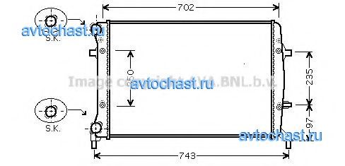 VW2272 AVA QUALITY COOLING 