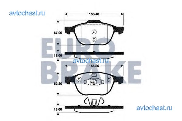 5502222561 EUROBRAKE 