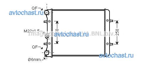 VW2152 AVA QUALITY COOLING 