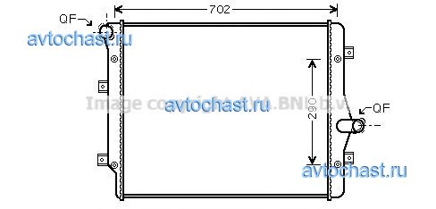 VW2208 AVA QUALITY COOLING 