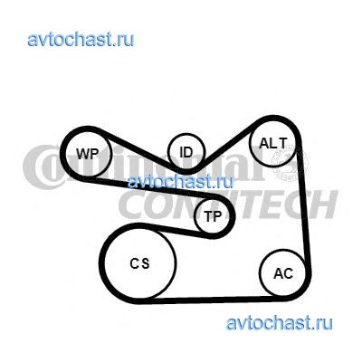 6PK1733K3 CONTITECH 