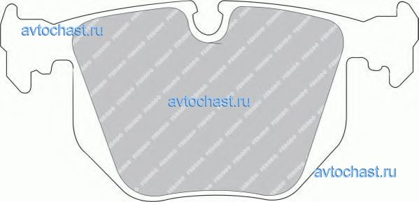 рисунок FDB857 FDB857 FERODO ФОТО