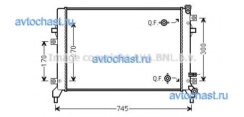 VW2295 AVA QUALITY COOLING 