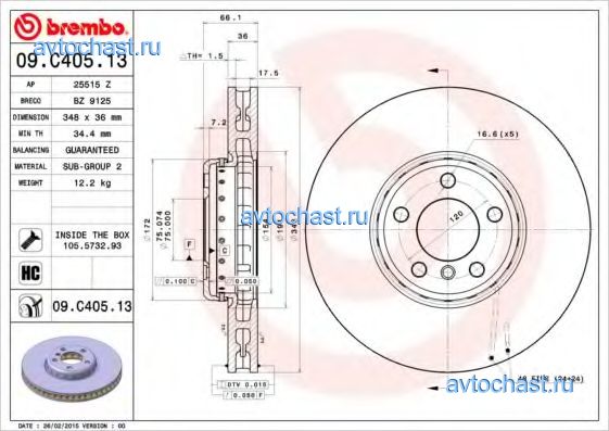 09C40513 BREMBO 