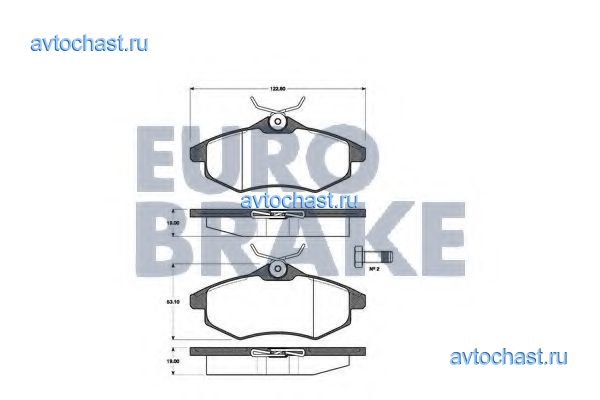 5502221950 EUROBRAKE 