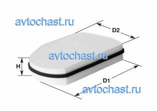 NC2363CA CLEAN FILTERS 