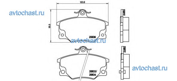 P23017 BREMBO 