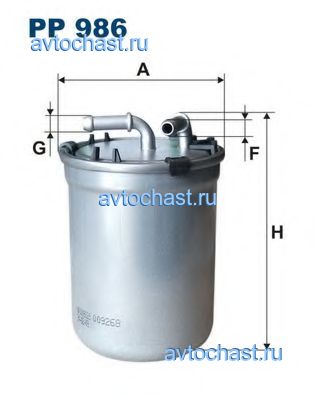 PP986 FILTRON ФОТО
