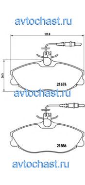 P61057 BREMBO 