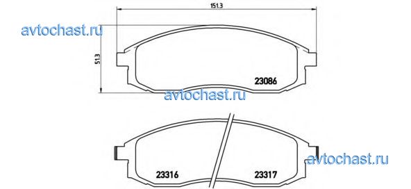 P54032 BREMBO 