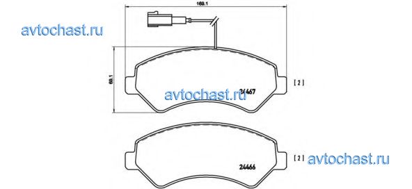 P23136 BREMBO 