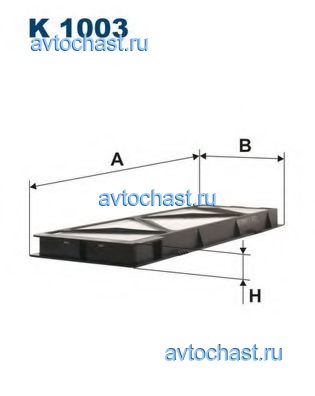 K1003 FILTRON ФОТО