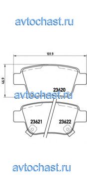 P83047 BREMBO 