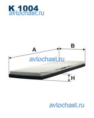 K1004 FILTRON ФОТО