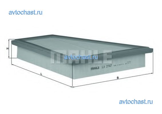LX2787 KNECHT/MAHLE ФОТО