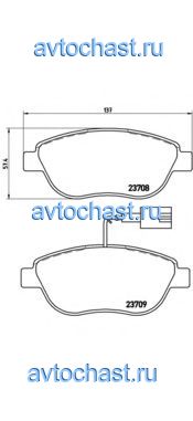 P23087 BREMBO 