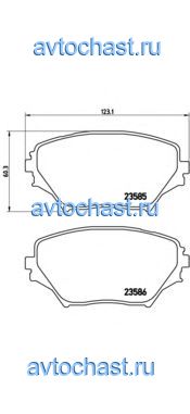 P83055 BREMBO 